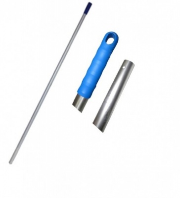 Ручка алюминиевая 140см. диам.23мм. для флаундеров (синяя)