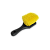 Универсальная щетка с короткой ручкой, жёлтый ворс